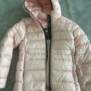 Canada Goose Light Pink Kids Puffer Jacket